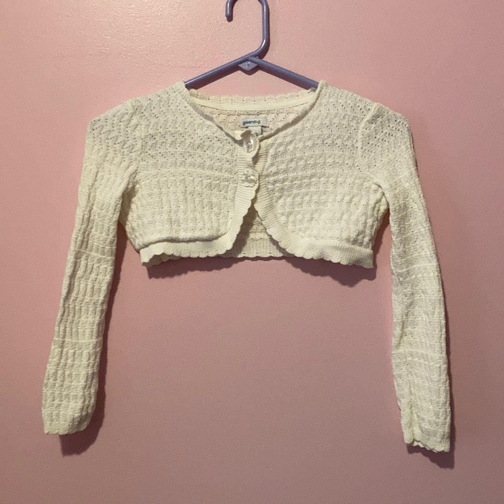 Green Dog sweater jacket